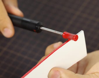 Leather Edge Oil Paint Roller Dye Painting Pen Treatment Tool Applicator Speedy With 2 Head Craft kote Finish Tools DIY Working