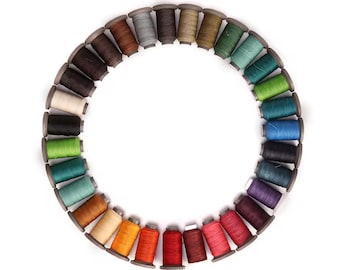 Leather Sewing Round Waxed Thread Polyester round wax thread Hand Sewing Stiching Cord Line DIY Cord Leather Working 0.45mm