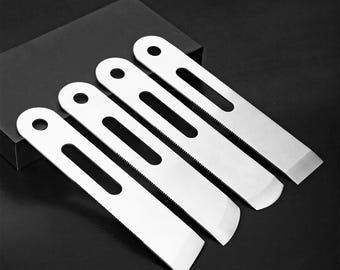 leather skiving knife cutting Thinning beveler tool 420B Stainless Steel edge bevelers Sharp Round/Flat/Slanted Blades Right/Left Handed