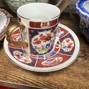 Asian teacup and Saucer