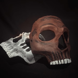Ghost-Inspired Full Face Tactical Mask – “Tertip” (White) & “Tedbir” (Brown) | 3D Printed, Unisex | Airsoft/Cosplay/Halloween