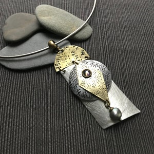 Mixed Metals in Motion necklace