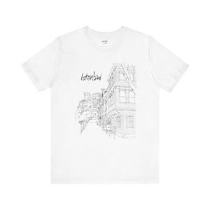 Istanbul Turkiye Turkish Ottoman Architectural Style Rendering Unisex Tshirt