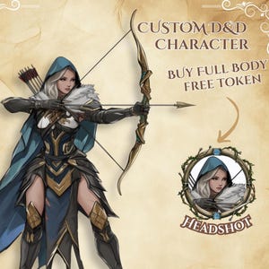 Custom DnD Character Art: Personalized Fantasy RPG Illustration
