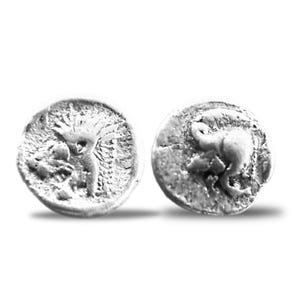 古代ミュシア キジコス 紀元前450-400年頃 ヘミオボル銀貨 古代コイン