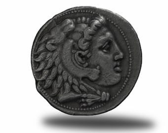 ギリシャのアレクサンドロス大王の手打ちマケドニア銀テトラドラクマ貨