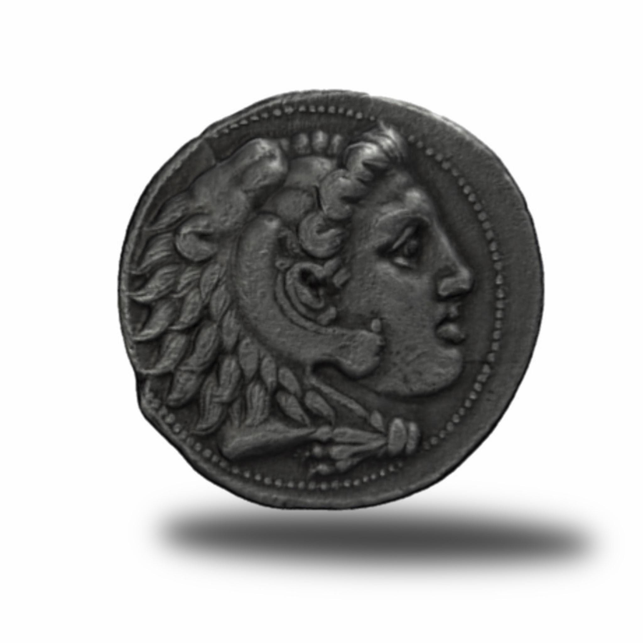 ギリシャのアレクサンドロス大王の手打ちマケドニア銀テトラドラクマ貨
