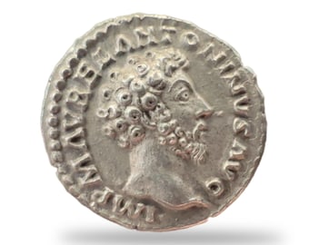 ローマ帝国 トラヤヌス デナリウス銀貨 古代 ローマ帝国デナリウス、トラヤヌス帝（紀元103～111年）の手打ち純銀貨