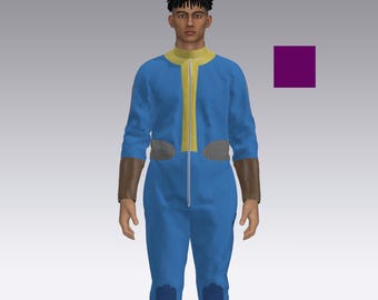 Fallout Jumpsuit Mens Sizes 36 to 46 Digital Pattern With Instructions