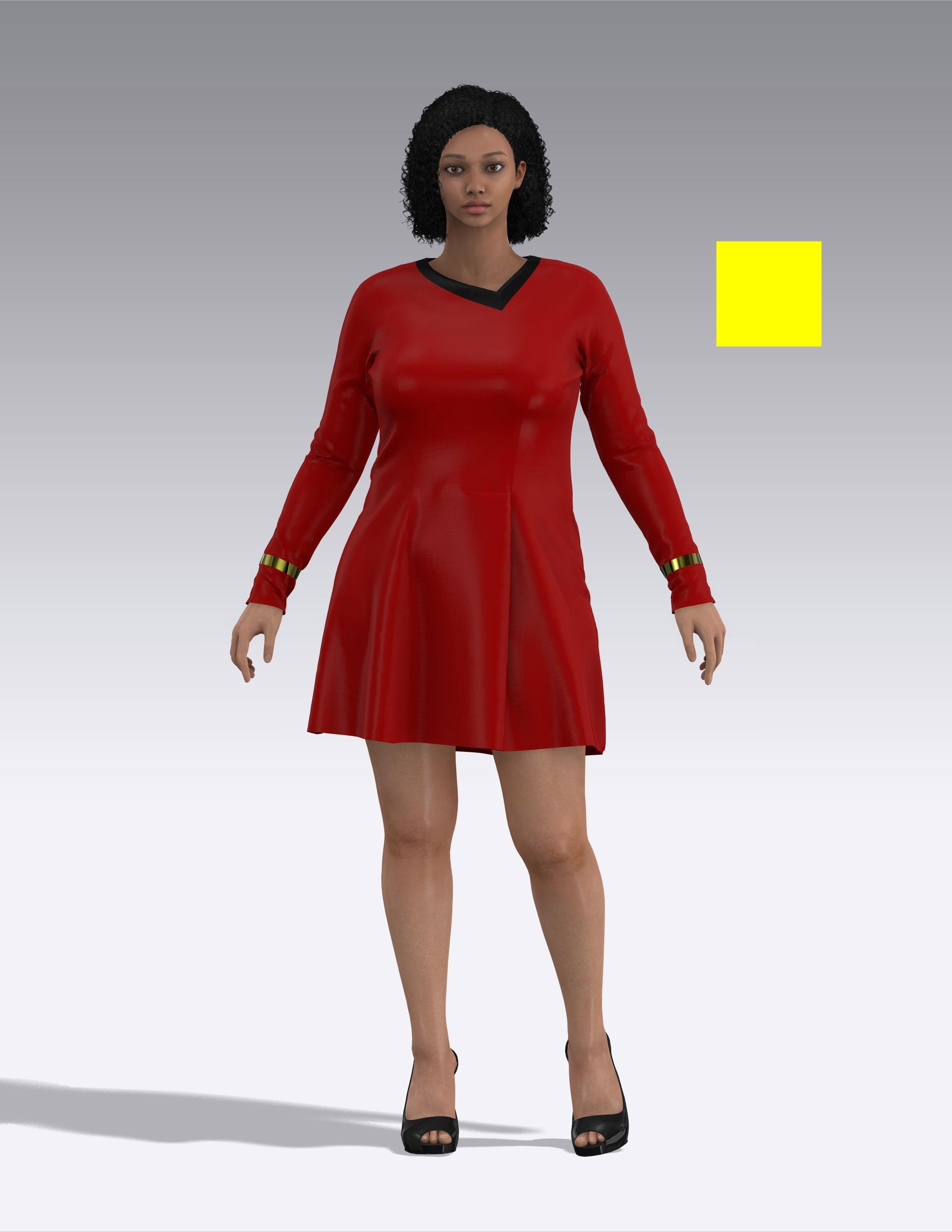 navy blue dress for baby girl Star Trek™ City On The Edge Of Forever A-Line Dress main image 0
