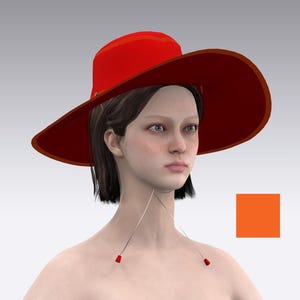 Travel Hat Pattern Large Brim Canvas Hat With Ties