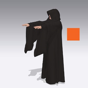 Emperor Palpatine Robe Digital Sewing Pattern Sizes M to XXL