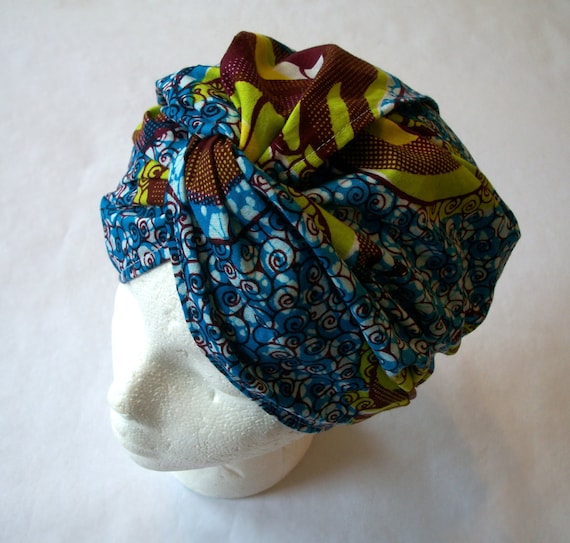 Sewing Pattern: Cotton Print Turban One Size Fits Most Easy - Etsy
