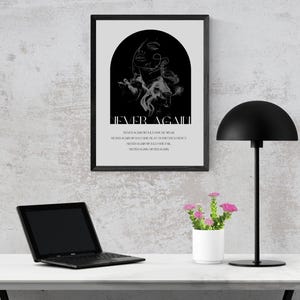 Nesta Archeron 'Never Again' Quote Print: A Court of Silver Flames (Digital Download) image 2
