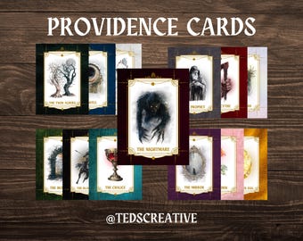 Carte fisiche della Provvidenza bifacciali / Serie Shepherd King / Una finestra scura / Regali / Arte murale / Amanti dei libri / Booktok