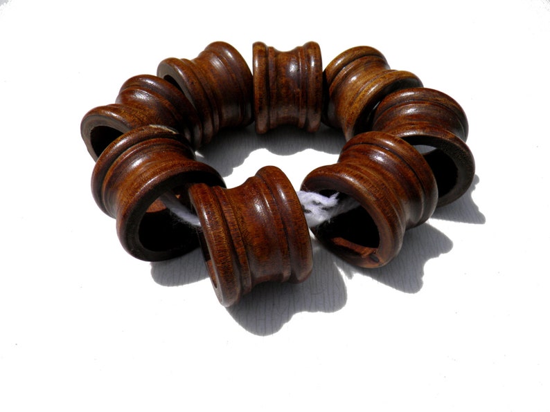 8 Piece Set Farmhouse Country Tableware No 2 Vintage Napkin Rings Price Reduced Wood Napkin Rings Wooden Utensil Rings