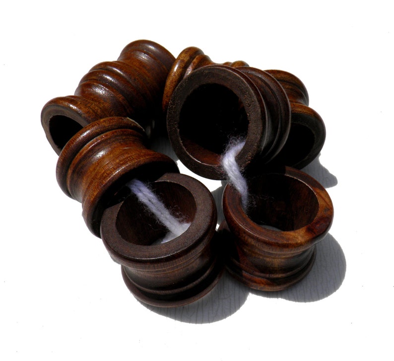 8 Piece Set Farmhouse Country Tableware No 2 Vintage Napkin Rings Price Reduced Wood Napkin Rings Wooden Utensil Rings