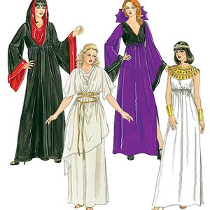 McCalls M5733 Women's Medieval Tunic Gown Costume Pattern Gothic, Greek, Egyptian, Vampire in Sizes 18W-24W LARP SCA image 1