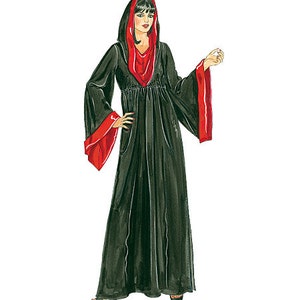 McCalls M5733 Women's Medieval Tunic Gown Costume Pattern Gothic, Greek, Egyptian, Vampire in Sizes 18W-24W LARP SCA image 5