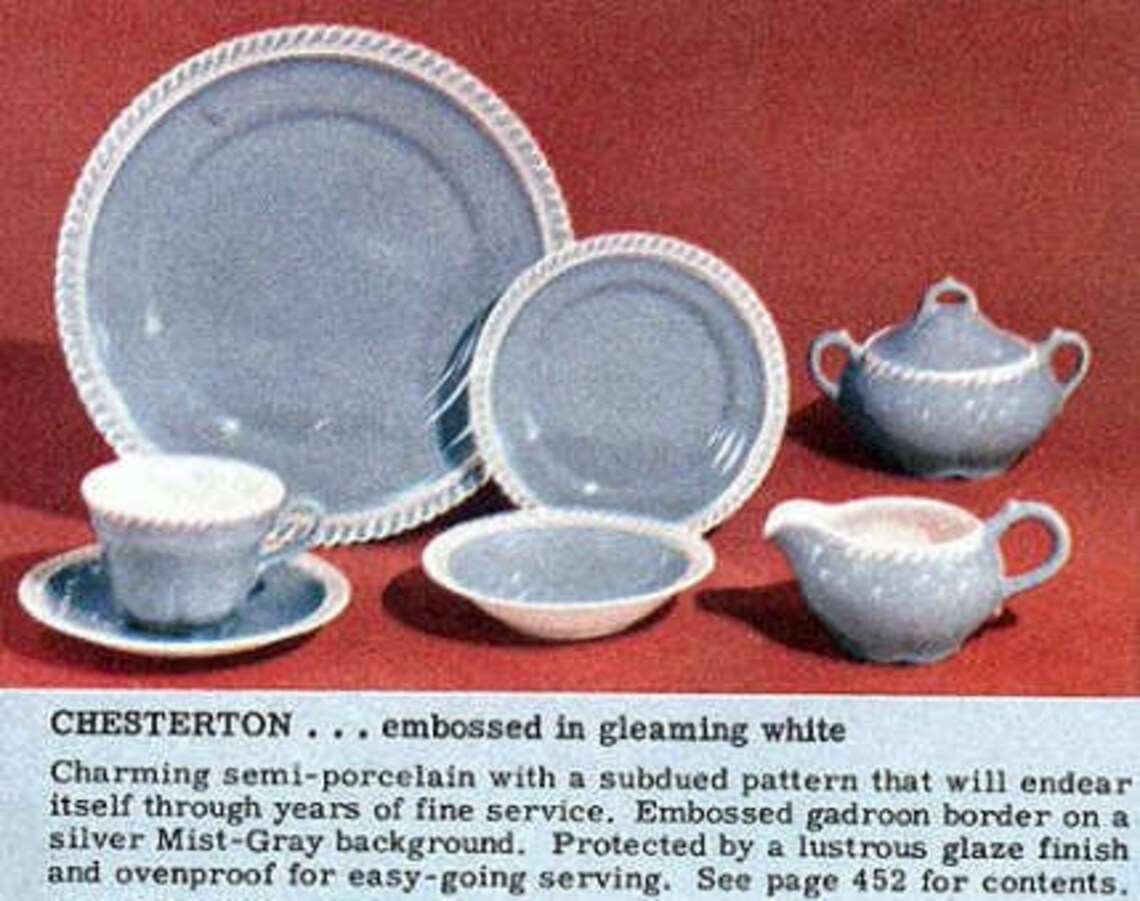 C1940's50s Harkerware Pottery Chesterton Pate Sur Etsy