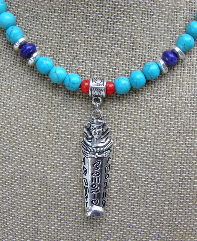 195 Egypt Hieroglyphic Cartouche Casket Pendant Necklace - Etsy