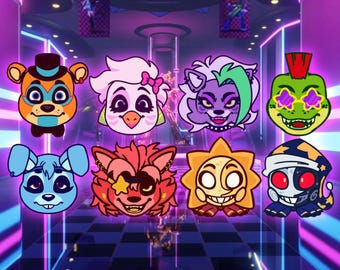FNAF Security Breach Pins