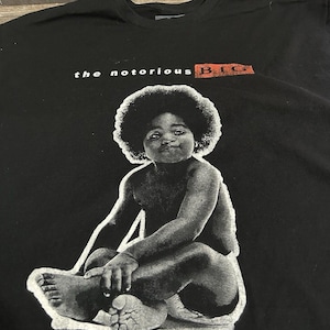 The Notorious BIG Biggie Smalls Maglietta Uomo Hip Hop Leggenda - Foto 4