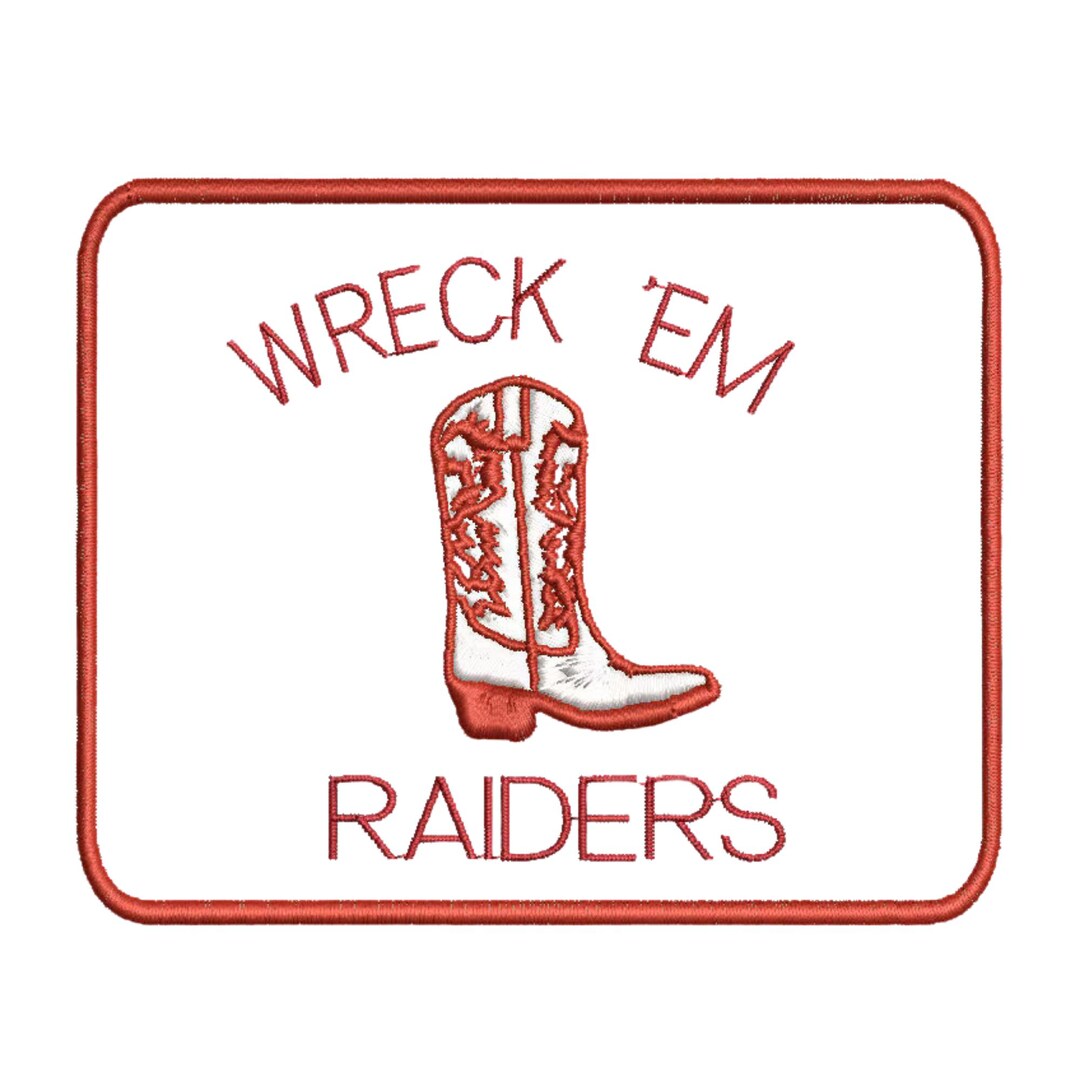 Texas Tech Red Raiders Sew On/iron on Patch