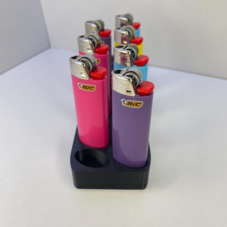 20 BIC Lighter Holder - Rotated Row Display Stand for BIC Lighters (Lighter not included) image 3
