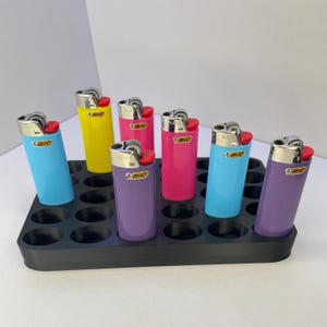 25 BIC Lighter Holder 5x6 - Display Stand for BIC Lighters (Lighter not included) imagem 2