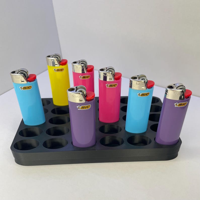 25 BIC Lighter Holder 5x6 - Display Stand for BIC Lighters (Lighter not included) imagem 2