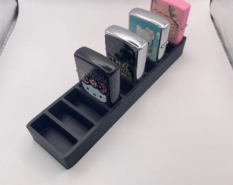 Zippo Lighter Holder - 10 Zippo Row Display Stand (Lighter not included)