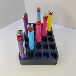 25 BIC Lighter Holder 5x6 - Display Stand for BIC Lighters (Lighter not included) imagem 5