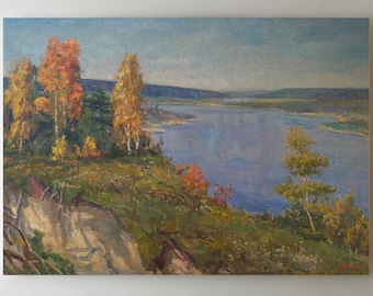 ソコロフ・ニコライ、明るい表現主義の絵画「神秘的な表情の少女