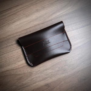 Leather Flap Wallet - Handgefertigte Premium Geldbörse aus Leder