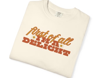 T-Shirt mit Blumenmuster 70er Jahre Retro sarkastisches Vintage Typografie Shirt Comfort Colors®