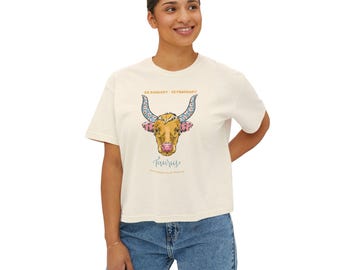 Taurus Sternzeichen Shirt: Stier Grafik T-Shirt, Astrologie Top