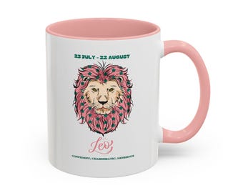 Löwe Sternzeichen Löwe Tasse | Akzent Kaffeetasse 11oz 15oz