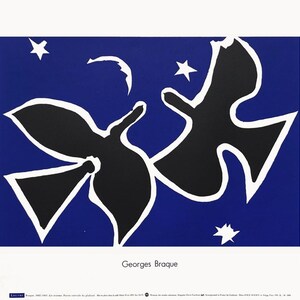 Georges BRAQUE Die Vögel Siebdruck 1991