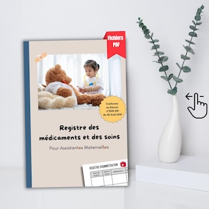 薬とケアの登録 チャイルドマインダー - 健康フォーム - 医療許可 - Nandy Lestizateliersmontessori