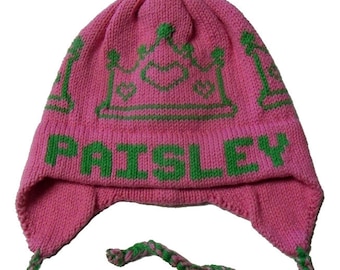 Personalized Earflap Hat - Crown