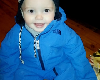 Personalized Earflap Hat - Hockey