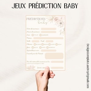 Baby Shower Prediction / Birth Game Template / Prediction Game Model