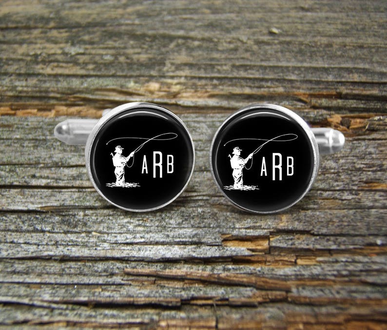 Fly FishermanFishing Cufflinks Wedding CufflinksCufflink Etsy