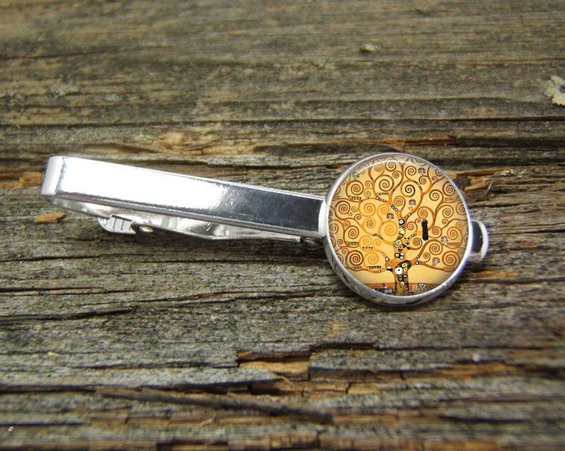 Klimt Tree of Life Cufflinks-Necklace-Tie Clip