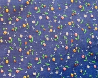 Tissu Vintage 50x114 Cm "The Whole Country Caboodle" Ours En Peluche - Coton - Neuf