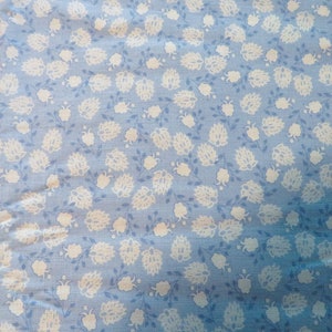 Blue and White Print by Johanna Wilson. 1/2 Yard.