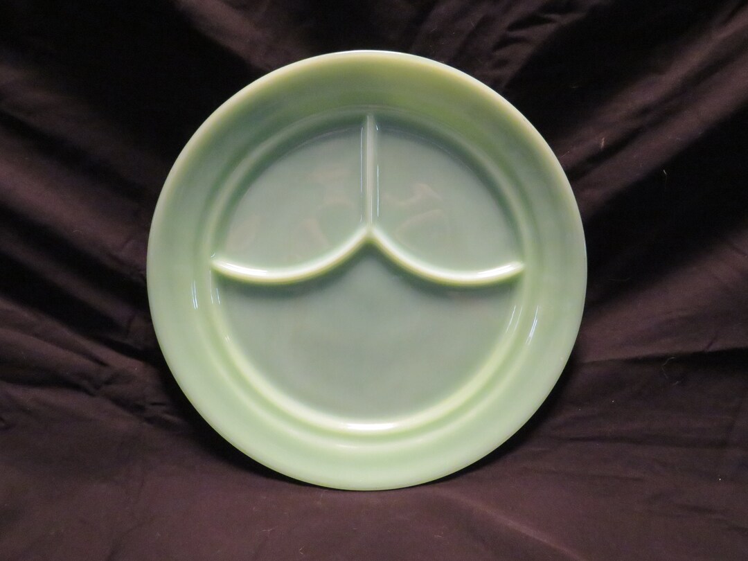 Fire King Jadeite Divided Plate Restaurant Ware. Etsy