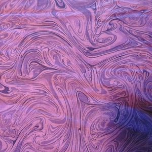 Marbleized Purple Swirl. 1/2 Yard.
