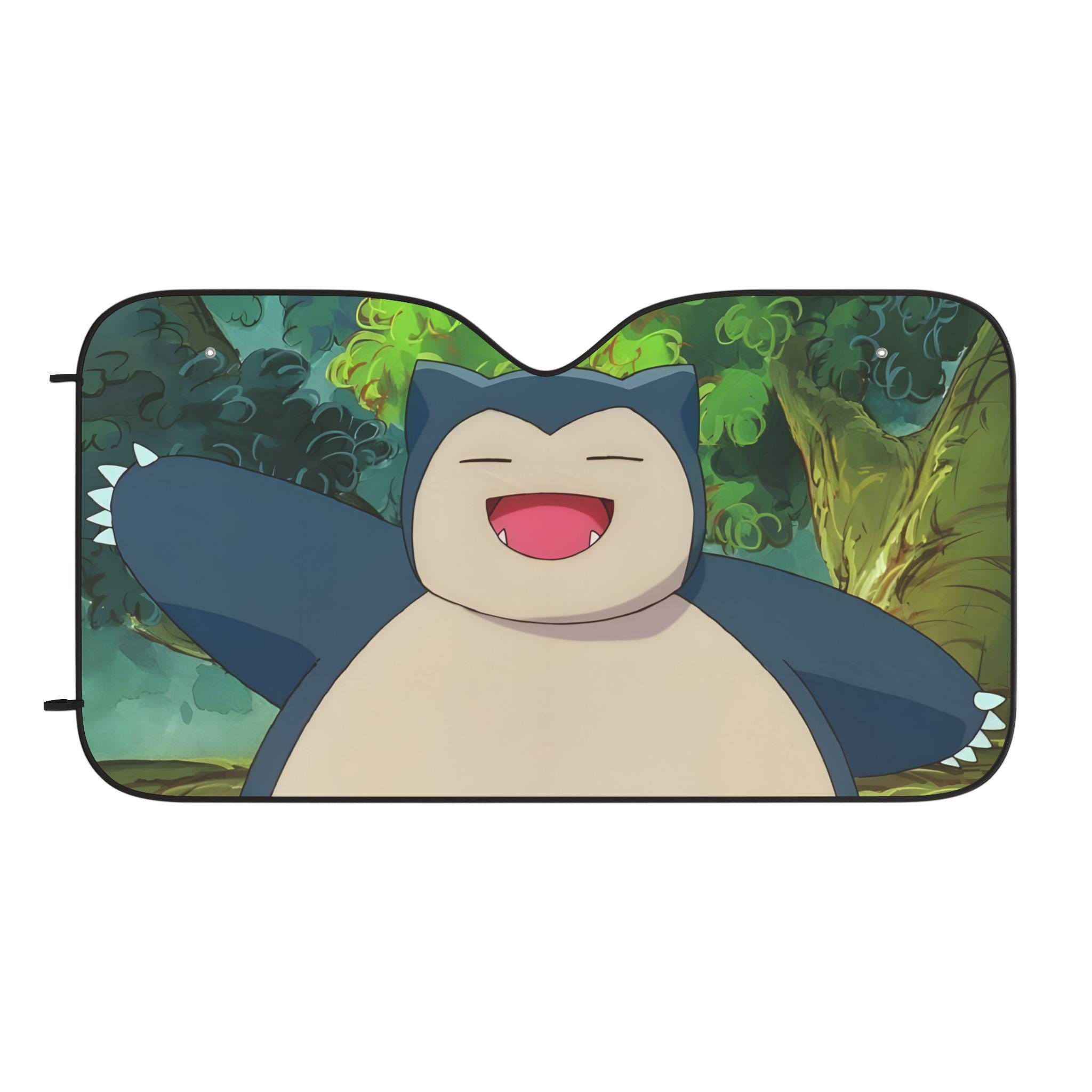 Discover Car Sun Shade Anime Auto Windshield Cover, Kawaii Cartoon Sunshade, UV Protection Car Accessory, Gift for Anime Fans